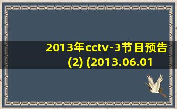 2013年cctv-3节目预告(2) (2013.06.01—2015.12.31)